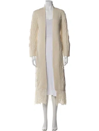 Pre-owned Le Superbe Open Front Sweater In Neutral