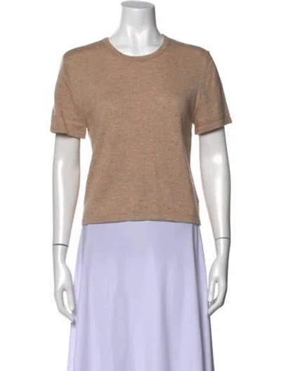 Pre-owned Le Superbe Printed Crew Neck Sweater In Neutrals