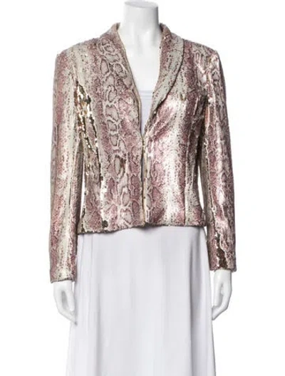 Pre-owned Le Superbe Printed Evening Jacket In Multi