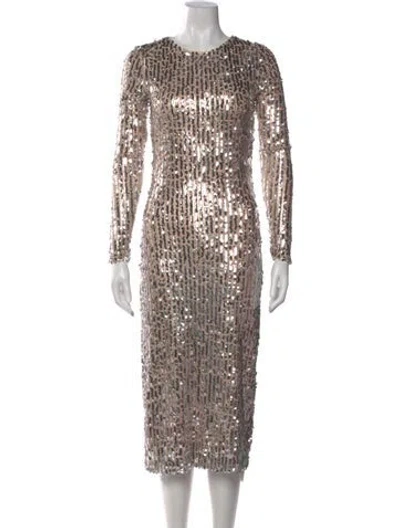 Pre-owned Le Superbe Printed Midi Length Dress