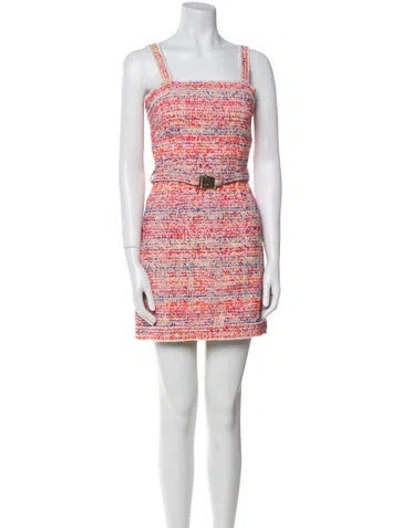 Pre-owned Le Superbe Printed Mini Dress W/ Tags In Multi