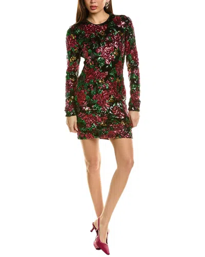 Le Superbe Rose All Night Twiggy Mini Dress In Multi