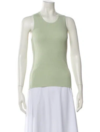 Pre-owned Le Superbe Scoop Neck Sweater W/ Tags In Green