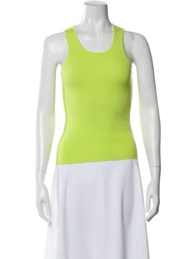 Pre-owned Le Superbe Scoop Neck Sweater W/ Tags In Green