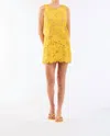 Le Superbe Shifter Mini Dress In Sunflower In Yellow