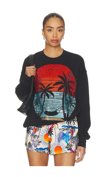 Le Superbe Shines At Night Sweatshirt In Black