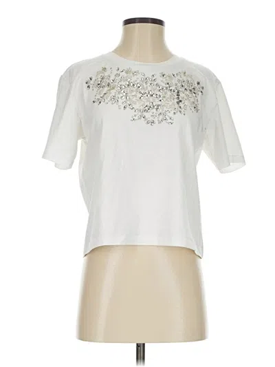 Pre-owned Le Superbe Short Sleeve T-shirt In Ivory