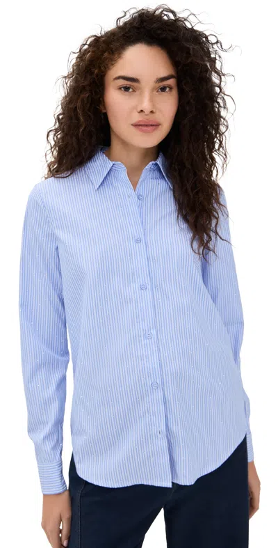 Le Superbe Subtle Shine Ex Bf Shirt Blue Shine