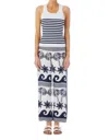 Le Superbe Tanks A Lot Tank Top In White Naughty-cal In Multi