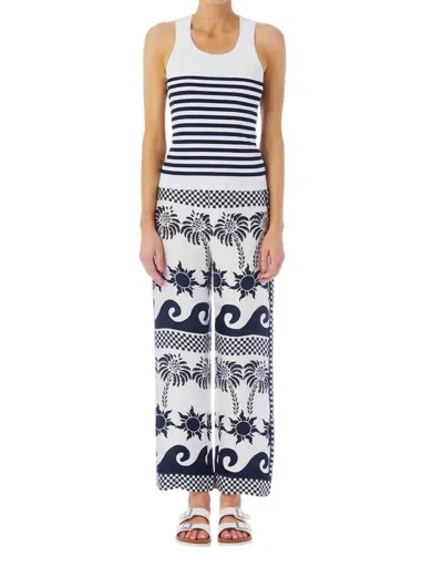 Le Superbe Tanks A Lot Tank Top In White Naughty-cal In Multi