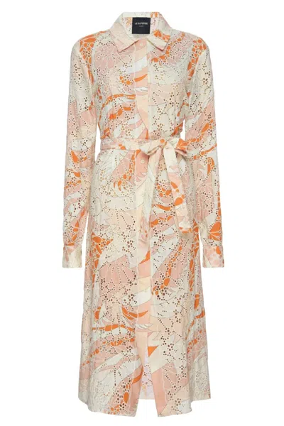 Le Superbe Temescal Dress In Pastel In Orange