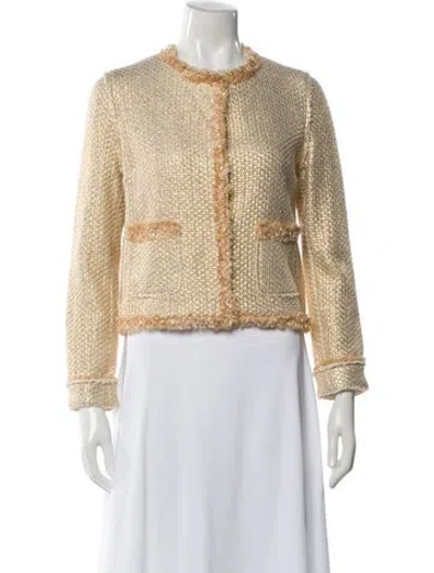 Pre-owned Le Superbe Tweed Pattern Evening Jacket In Multi