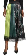 LE SUPERBE URBAN CAMO PLEAT SKIRT MIXED CAMO