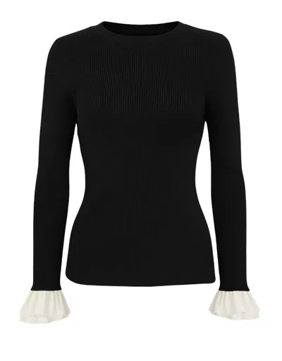 Le Superbe Women's Extra Crew A La Carte Sweater In Black
