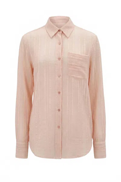 Le Superbe Women's Perfect Shirt In Blush In Pink