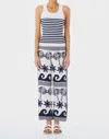 Le Superbe Tanks A Lot Tank Top In White Naughty-cal In Multi