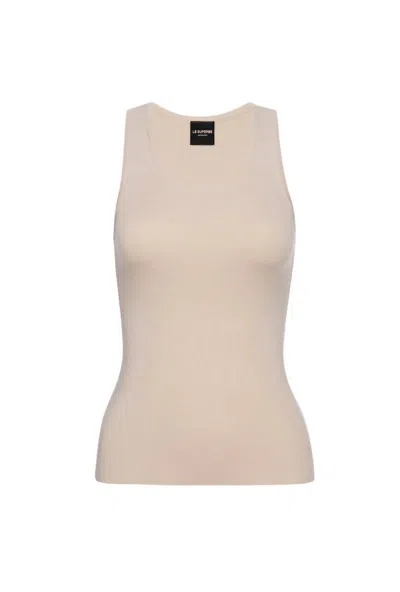 Le Superbe Women's Tanks A Lot Tank Top In Milk Latte In Multi