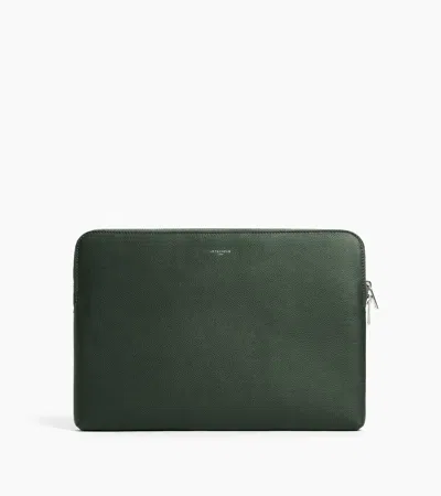 Le Tanneur 14" Laptop Sleeve In Grained Leather