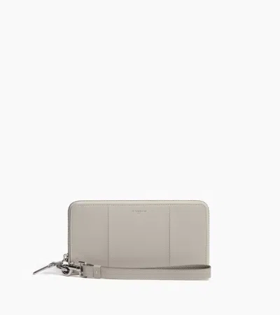 Le Tanneur Compagnon Zippé Juliette En Cuir Grainé In Gray