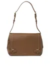 Le Tanneur Medium Simone Shoulder Bag In Brown
