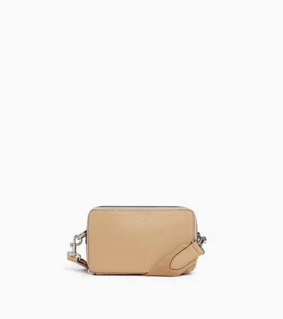 Le Tanneur Emile Small 2-compartment Satchel In Grained Leather In Sand