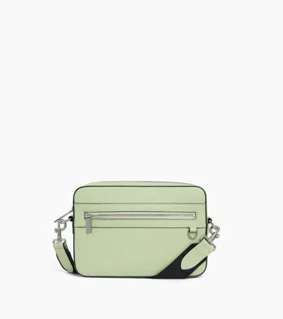 Le Tanneur Emile Small Shoulder Bag In Grained Leather In Green
