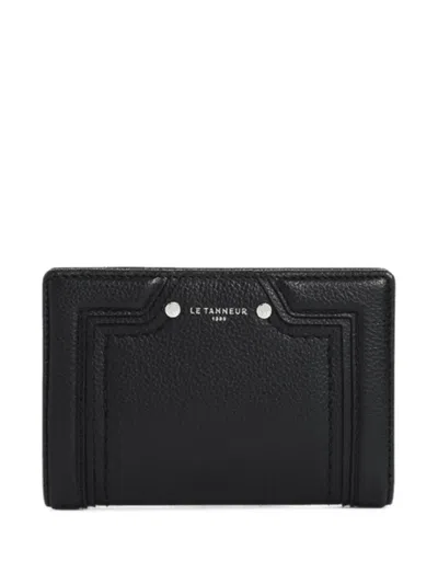 Le Tanneur Grained Leather Wallet In Red
