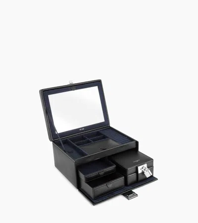 Le Tanneur Large Jewellery Box In Black