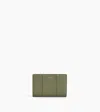 Le Tanneur Juliette Medium Wallet In Grained Leather In Green