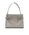 Le Tanneur Large Shoulderbag In Smooth Leather And Nubuck