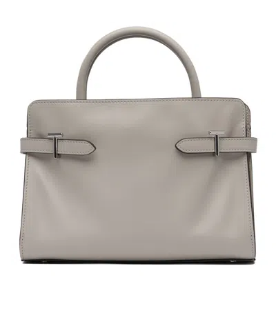 Le Tanneur Medium Smooth And Nubuck Leather Tote