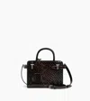 Le Tanneur Petit Sac À Main Emilie En Cuir Effet Python In Black