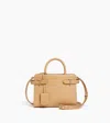 Le Tanneur Petit Sac À Main Emilie En Cuir Grainé In Beige