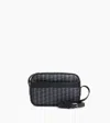 Le Tanneur Camille Small Crossbody Bag In Coated Canvas In Black