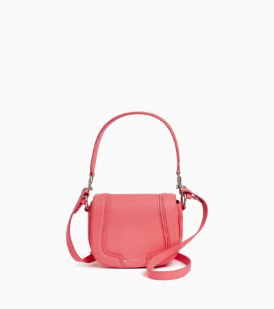 Le Tanneur Petit Sac Bandoulière Ella En Cuir Grainé In Pink