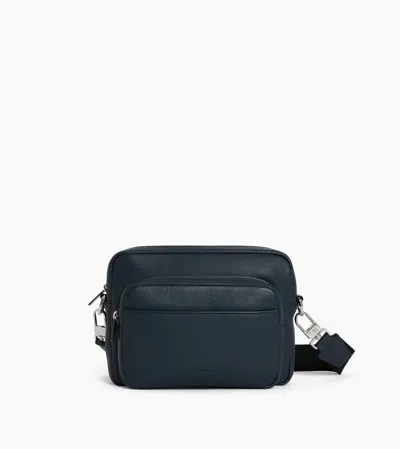 Le Tanneur Petit Sac Bandoulière Marceau En Cuir Grainé In Blue
