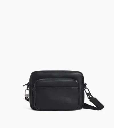 Le Tanneur Petit Sac Bandoulière Marceau En Cuir Grainé In Black