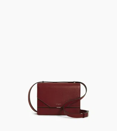 Le Tanneur Petit Sac Bandoulière Naya En Cuir Liégé In Red
