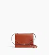 Le Tanneur Naya Small Shoulder Bag In Cork Effect Leather In Brown