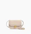 LE TANNEUR ROSE SMALL SHOULDER BAG IN RIBBED AND SMOOTH LEATHER