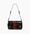 Le Tanneur Petit Sac Bandoulière Simone En Cuir Effet Python In Black