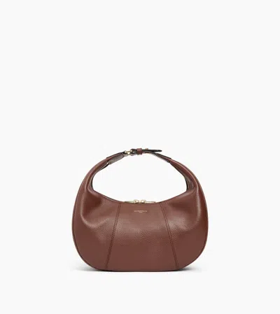 Le Tanneur Petit Sac Hobo Juliette En Cuir Grainé In Brown