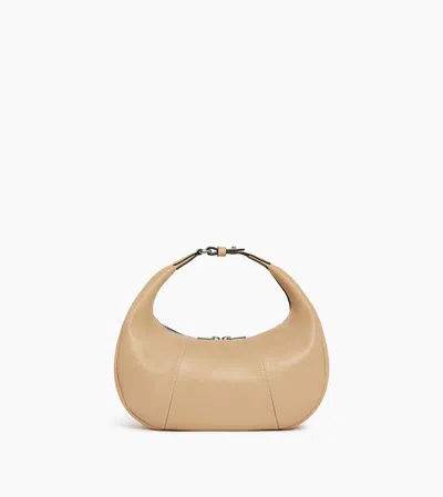 Le Tanneur Petit Sac Hobo Juliette En Cuir Grainé In Sand
