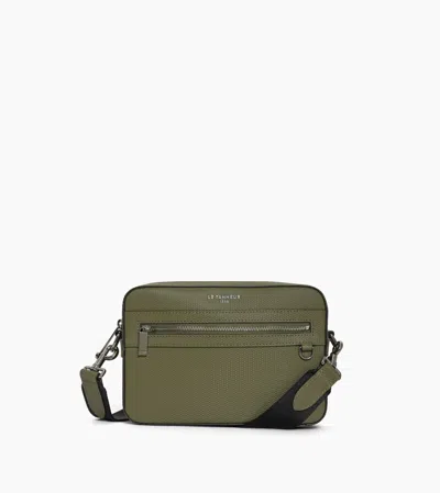 Le Tanneur Petite Sacoche Emile En Cuir Signature T In Green
