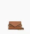 Le Tanneur Pochette Double Rabat Emilie En Cuir Grainé