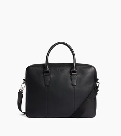 Le Tanneur Porte Documents 17" Marceau En Cuir Grainé In Black