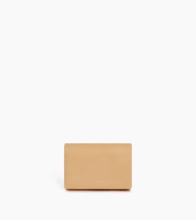 Le Tanneur Portefeuille Emilie En Cuir Grainé In Neutral