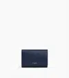 Le Tanneur Emilie Wallet In Grained Leather In Blue