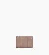Le Tanneur Juliette Medium Wallet In Grained Leather In Gray