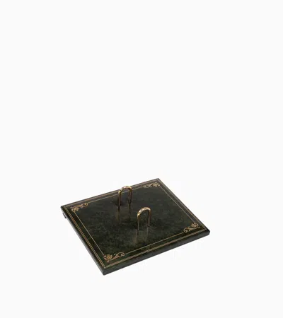 Le Tanneur Leather Calendar Display In Black